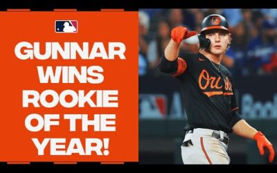 Gunnar Henderson WENT OFF this season on his way to winning AL Rookie of the Year!