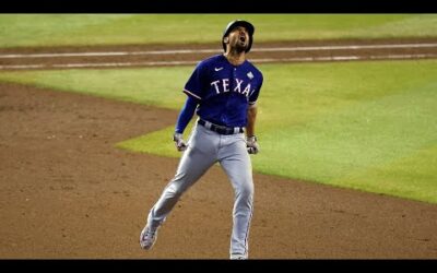 Marcus Semien hits a MASSIVE late homer in World Series Game 5!