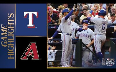 Rangers vs. D-backs World Series Game 4 Highlights (10/31/23) | MLB Highlights