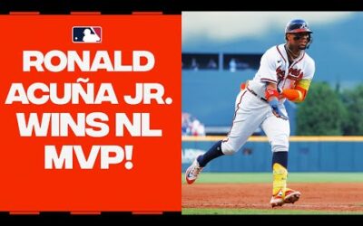 Ronald Acuña Jr.’s HISTORIC season makes him the 2023 National League MVP! | 2023 MVP Highlights