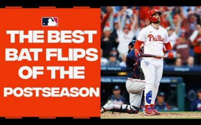 The BEST BAT FLIPS of the Postseason! (Feat.Bryce Harper, Adolis García & MORE!)