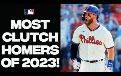 The most EPIC homers of the 2023 season!