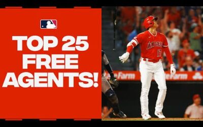 The Top 25 free agents! Where will they land!? (Feat. Shohei Ohtani, Cody Bellinger, and MORE!)