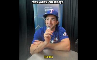 The World Champion Rangers answer the question on everyone’s mind: Tex-Mex or BBQ?!