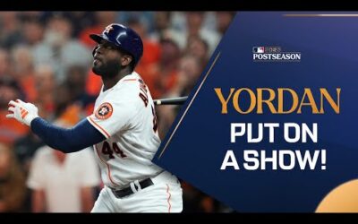 Yordan Alvarez went OFF in October again! (2023 Postseason highlights!)