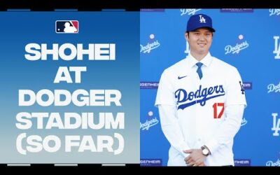 EVERY hit Shohei Ohtani has had at Dodger Stadium so far in his career! (Get used to seeing this!)