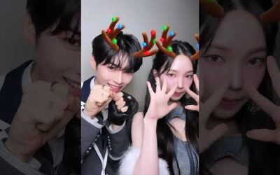 Jingle Bell Rock 🎄🔔#Jinglebellrock_Challenge 🤟 #ZB1 #SUNGHANBIN #Jinglebellrock #KARINA #shorts