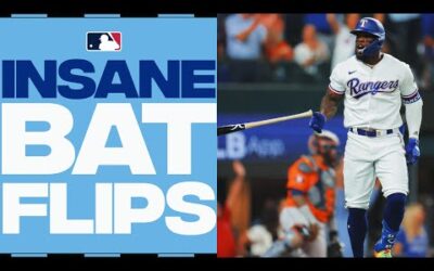 One hour of EPIC bat flips from the 2023 season!