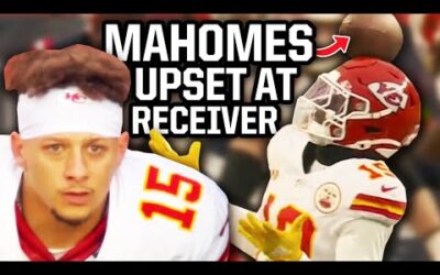 Patrick Mahomes gets mad after Kadarius Toney’s drop leads to interception, a breakdown