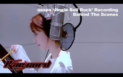 [R(ae)cord] 이 노래 들으면서 좋은 크리스마스 보내세요☃️🎄 | aespa 에스파 ‘Jingle Bell Rock’ Recording Behind the Scenes