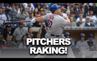 10 minutes of MLB pitchers RAKING!