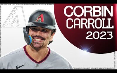 Corbin Carroll made it to the World Series in his 2023 Rookie of the Year campaign!