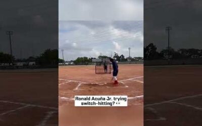 Is Ronald Acuña Jr. raising the bar for next year? 🤔 🎥: @RonaldAcunaJr13 / Instagram