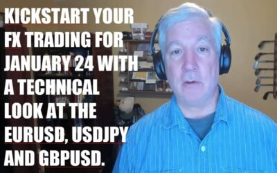 Kickstart your FX trading for January 24 with a technical look at 3 major currency pairs