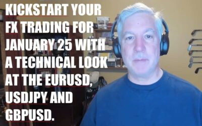 Kickstart your FX trading for January 25 with a technical look at EURUSD, USDJPY & GBPUSD