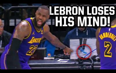 LeBron James loses his mind when he sees the replay, a breakdown