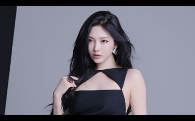 촬영 재밌는 것 같아요🖤 | 에스파 닝닝 베르사체 어나운스 비하인드 (aespa NINGNING Versace Ambassador Contents Shooting Behind)