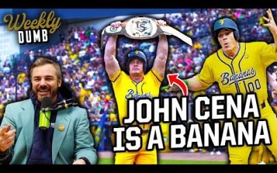 John Cena plays for the Savannah Bananas & Russian Olympic skater loses gold medal | Weekly Dumb