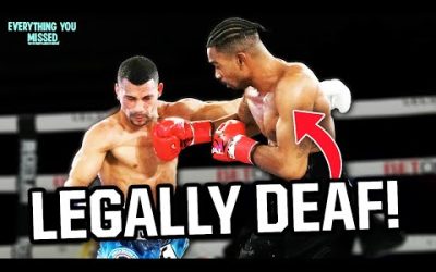 Legally deaf boxer takes down undefeated opponent | Things You Missed