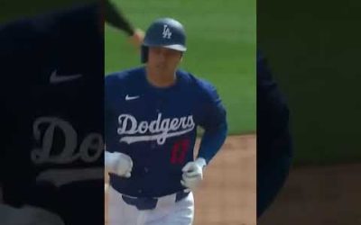 Shohei Ohtani’s first home run as a Dodger 💪