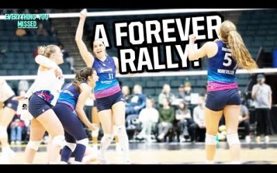 Volleyball rally lasts for 47 touches | Things You Missed