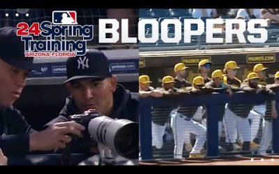 2024 Spring Training BLOOPERS (Judge’s photo, kicked ball, hysterical interviews AND MORE!!!) 🤣🤣🤣