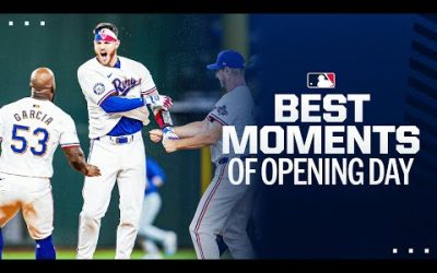 Best moments from Opening Day 2024! (feat. Adolis García, Mike Trout, Vladimir Guerrero Jr. & more!)