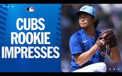 Cubs rookie Shota Imanaga DAZZLES in Spring Training!