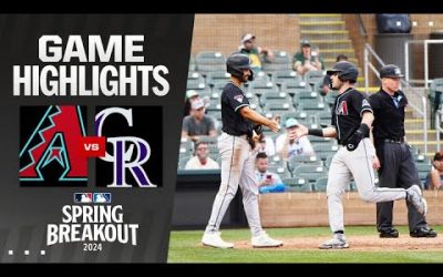 D-backs vs. Rockies Spring Breakout Game Highlights (3/16/24) | MLB Highlights