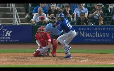 Dodgers’ star Mookie Betts launches first home run of Spring Training!