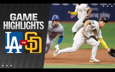 Dodgers vs. Padres Game Highlights (3/20/24) | MLB Highlights