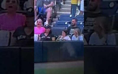 Fan calls it a day after foul ball scare