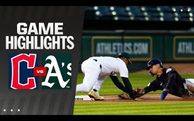 Guardians vs. Athletics Game Highlights (3/29/24) | MLB Highlights