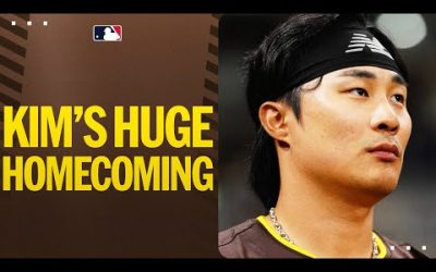 Ha-Seong Kim hits TWO HOMERS in return to South Korea!