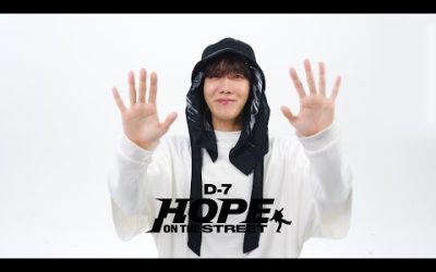 ‘HOPE ON THE STREET’ DOCU SERIES D-7 Announcement