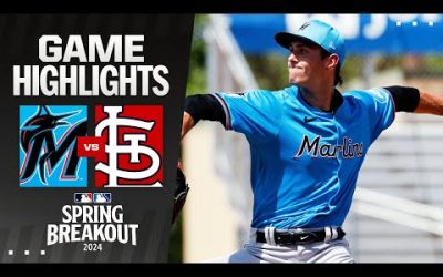 Marlins vs. Cardinals Spring Breakout Game Highlights (3/15/24) | MLB Highlights