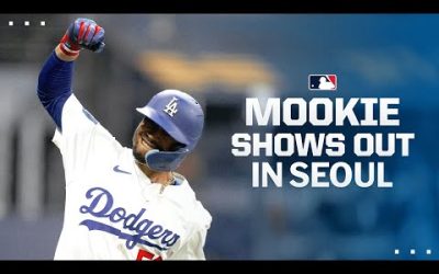 Mookie Betts was CRUSHING in Seoul!