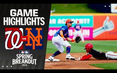 Nationals vs. Mets Spring Breakout Game Highlights (3/15/24) | MLB Highlights