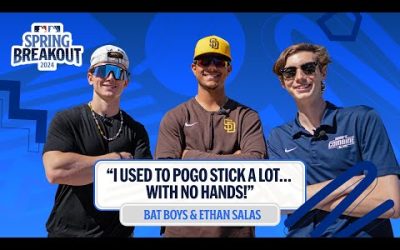 Padres’ top prospect Ethan Salas talks Drake, Lil Baby, Luke Combs with us and @batboysbaseball!