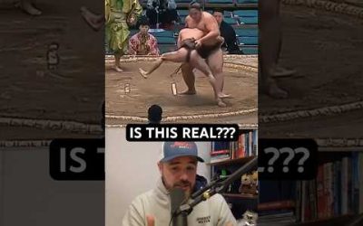 Small wrestler faces giant wrestler, a breakdown #wrestling #sumo #wrestler #mismatched #realorfake