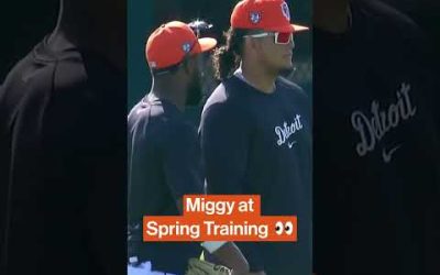 Spotted at #SpringTraining: Miggy! 🐯