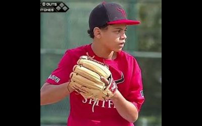 #TBT to Masyn Winn showing off the cannon at the Futures Game. 💪 #SpringBreakout