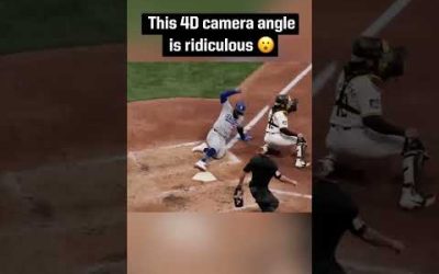 We need more 4D camera angles in baseball 😍