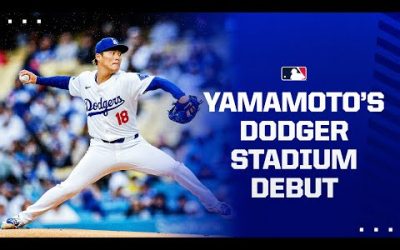 Yoshinobu Yamamoto dominated in his Dodger Stadium debut! 💪