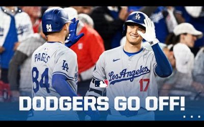 20 hits!! The Dodgers put on an offensive showcase!