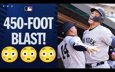 Aaron Judge MOONSHOT! Yankees slugger blasts one 450 feet!