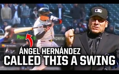 Angel Hernandez called this a swing, a breakdown