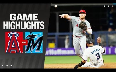 Angels vs. Marlins Game Highlights (4/1/24) | MLB Highlights