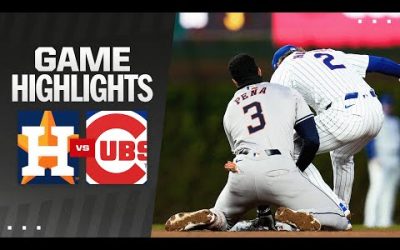 Astros vs. Cubs Game Highlights (4/24/24) | MLB Highlights