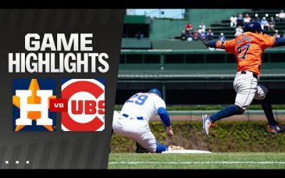 Astros vs. Cubs Game Highlights (4/25/24) | MLB Highlights